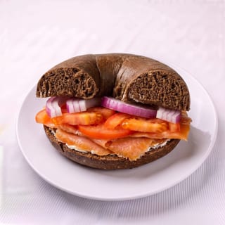 Bagel with Fresh Lox